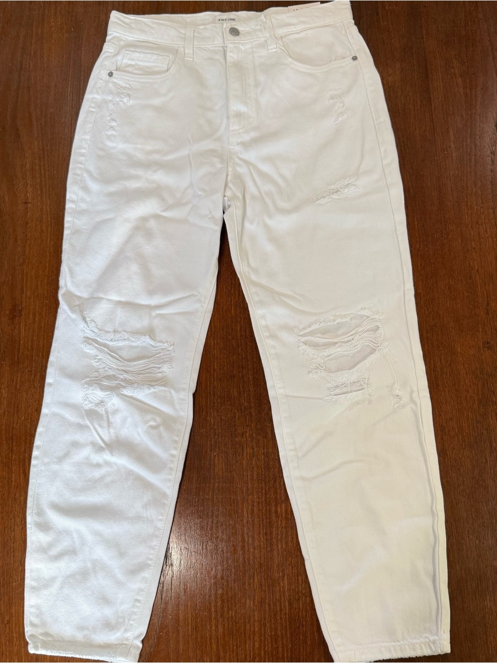 NWT Sneak Peek White High-Rise Jeans